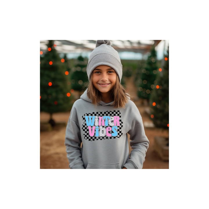 Winter Vibes - Youth Heavy Blend Hooded Sweatshirt