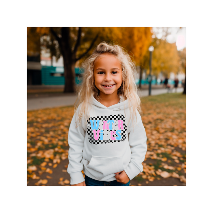 Winter Vibes - Toddler Pullover Fleece Hoodie