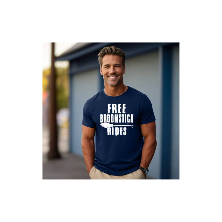 Free Broomstick Rides - Unisex Softstyle T-Shirt