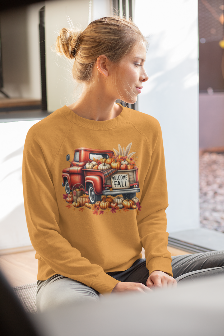 Welcome Fall - Unisex Heavy Blend™ Crewneck Sweatshirt