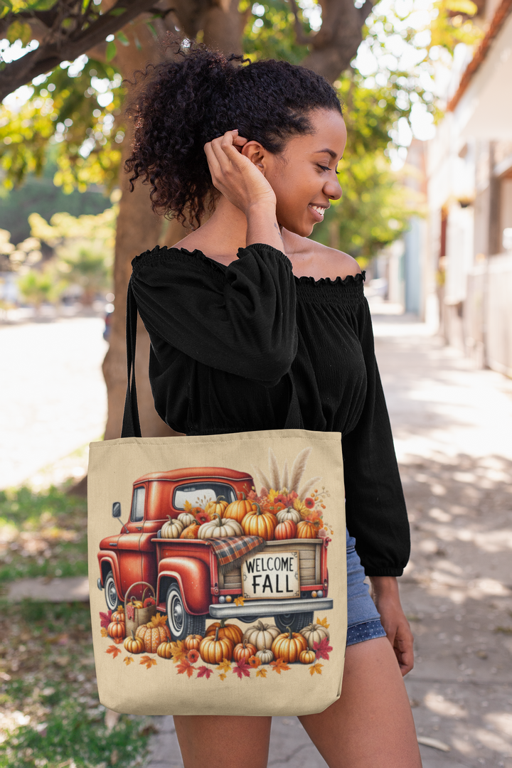 Welcome Fall - Cloth Tote Bags