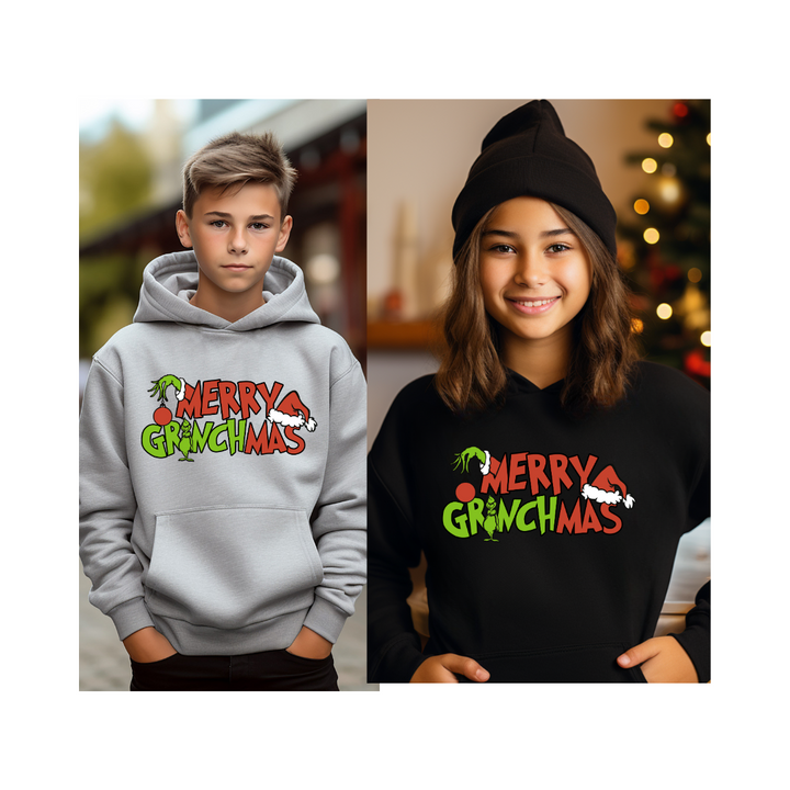 Merry Grinchmas - Youth Heavy Blend Hooded Sweatshirt