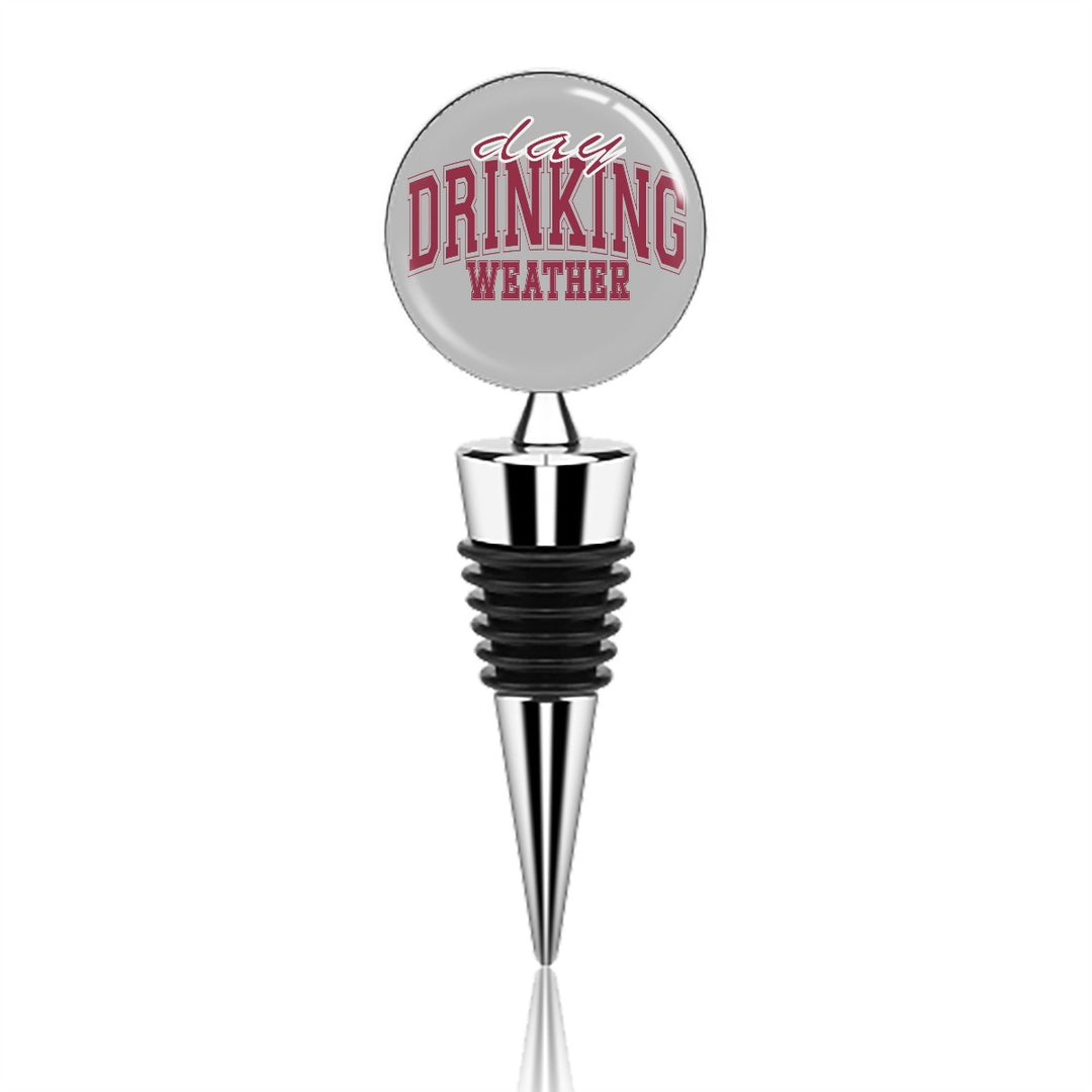 Drinking Weather - Wine Bottle Stopper