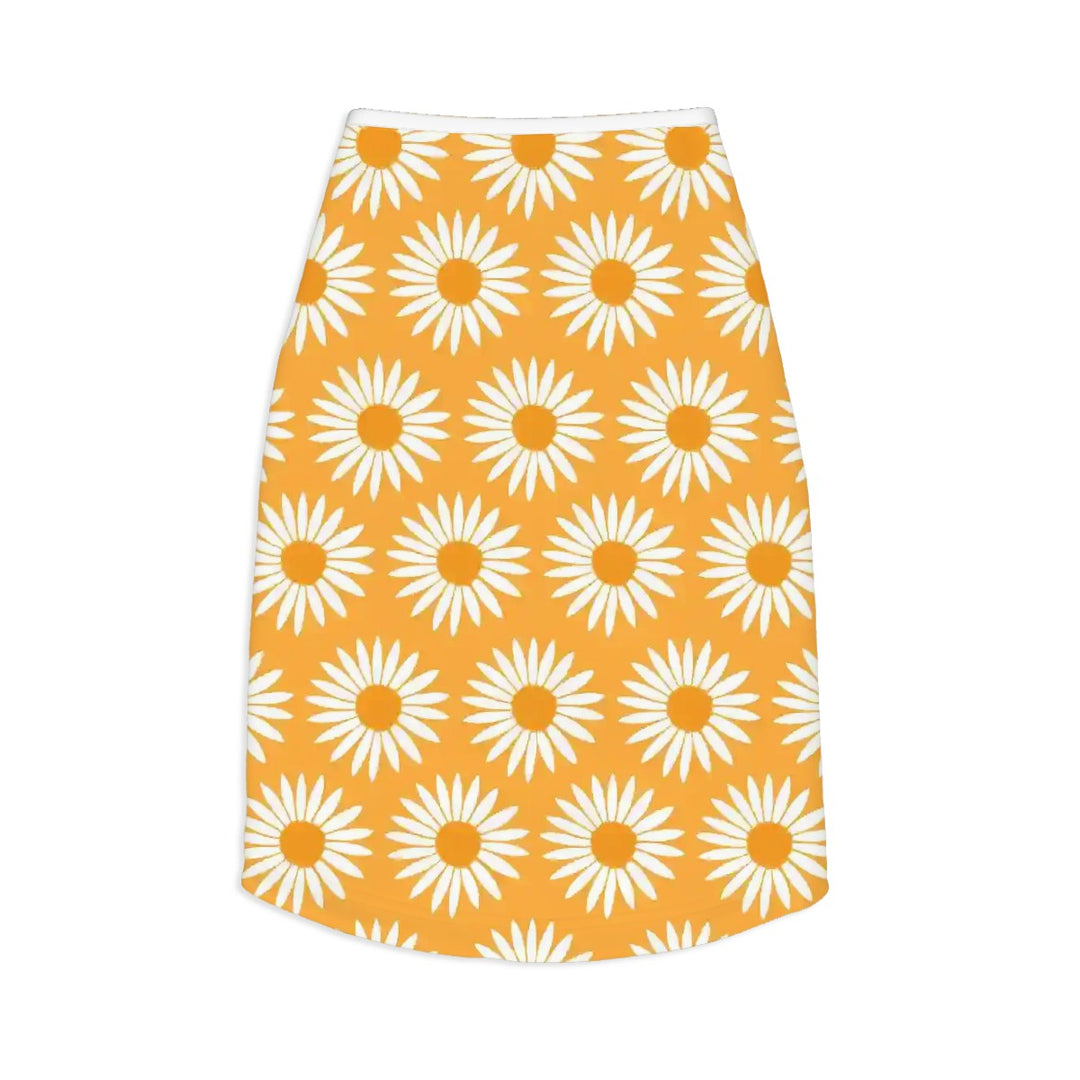 Yellow Sunflower Pattern - Cotton Dog Shirt