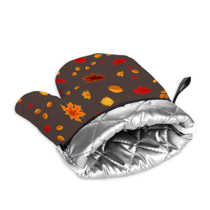 Happy Turkey Day - Oven Mitts and Pot Holders Set of 4