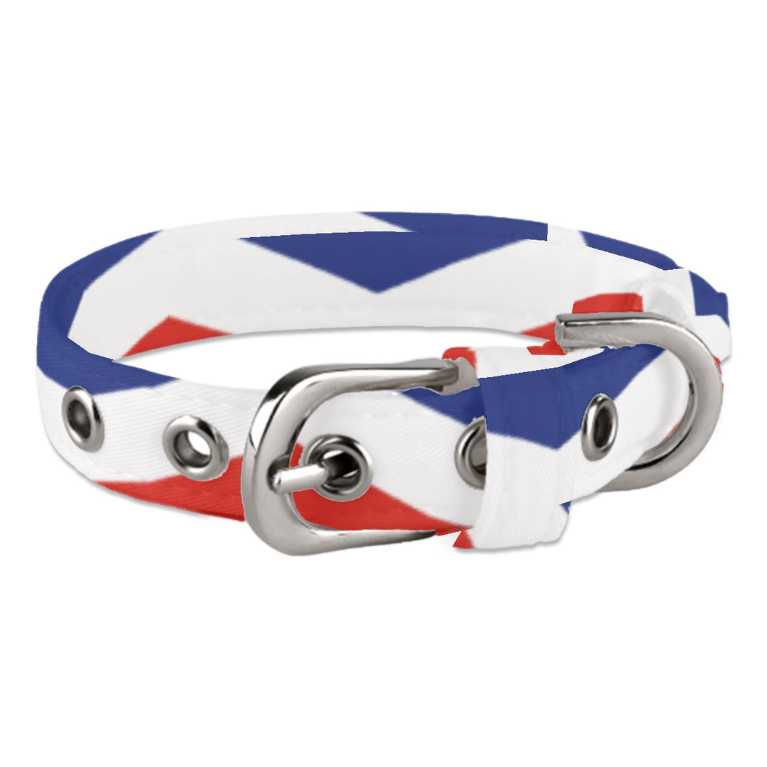 Patriotic Chevron - Pet Collar