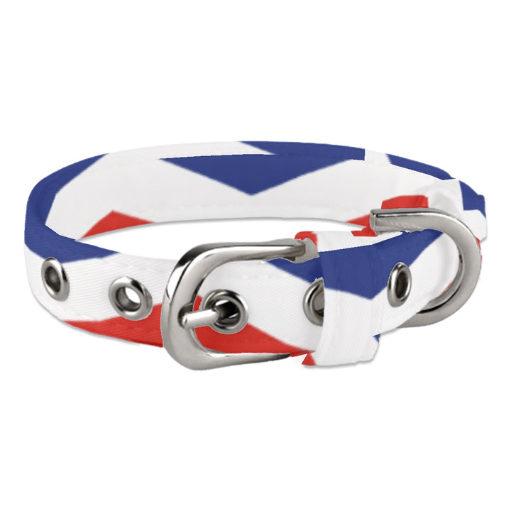Patriotic Chevron - Pet Collar