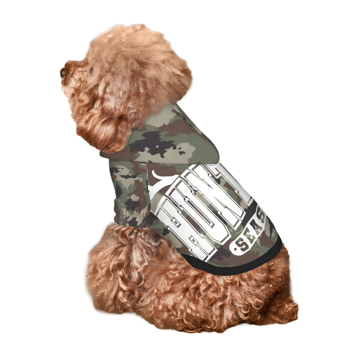 Hunting Season - Small Dog Hoodie Pet Clothes Multi-Faceted Design