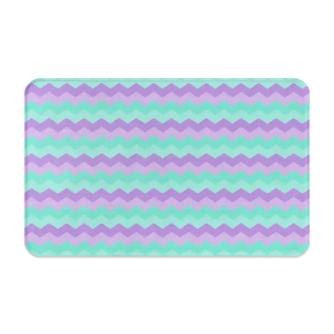 Easter Chevron - Pet Food Mat