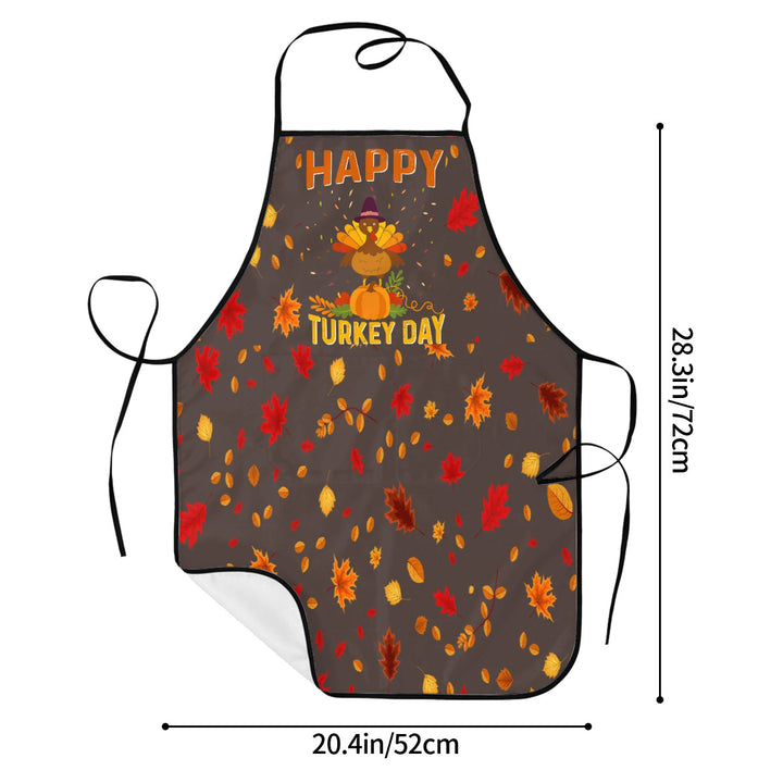 happy Tukey Day - Adult Apron with Pockets