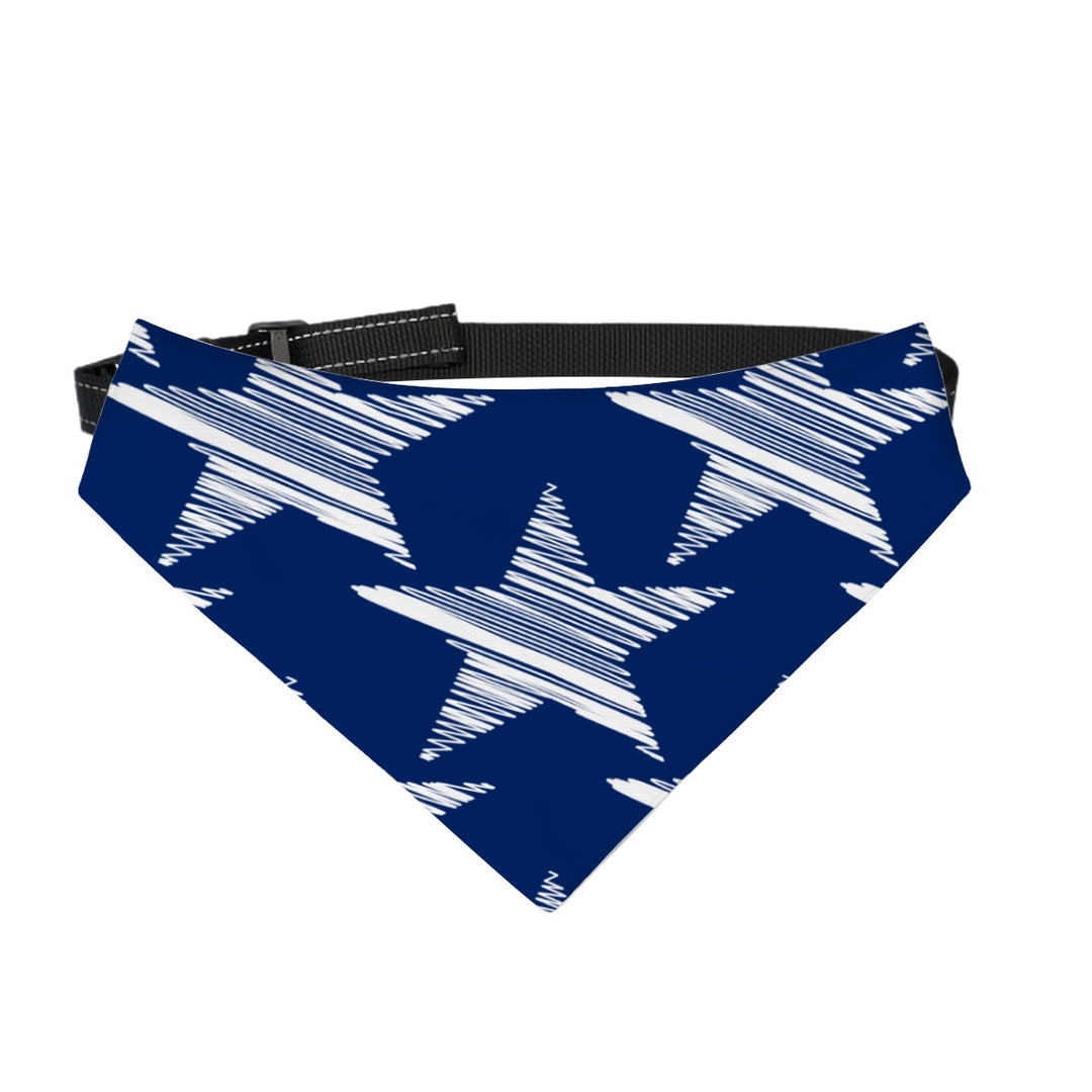 Scribble Stars - Dog Bandanas Double Sided with Buckle