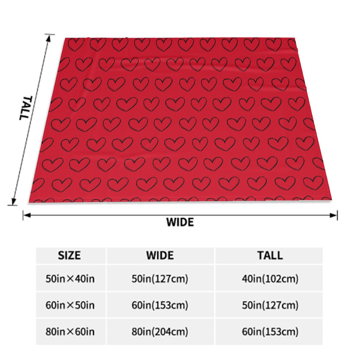 Heart - Sofa Blanket