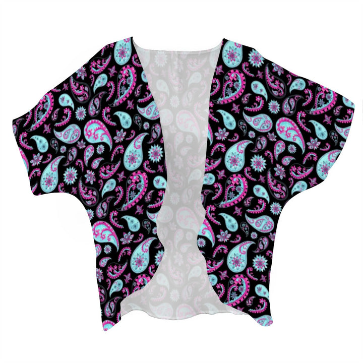 Paisley - Women's Chiffon Blouse Cardigan