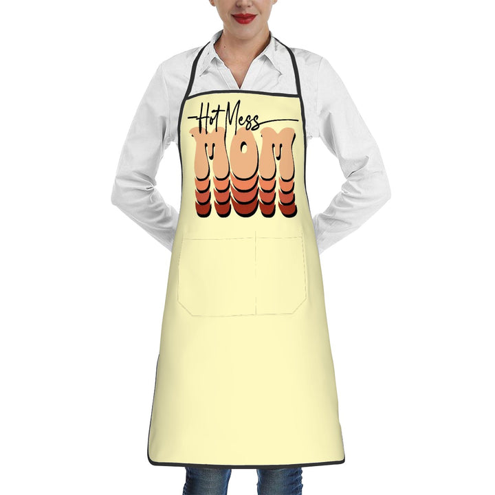 Hot Mess Mom - Adult Apron with Pockets