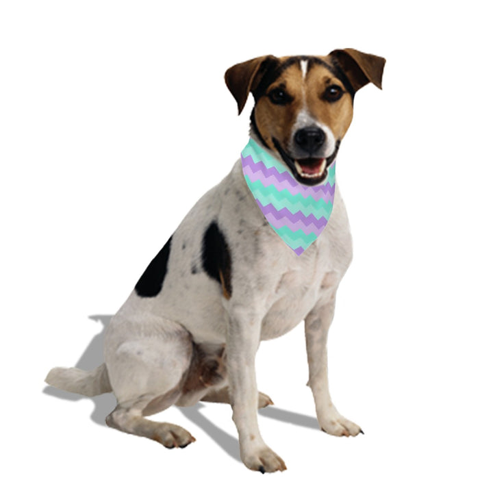 Easter Chevron - Dog Bandanas Double Sided with Buckle