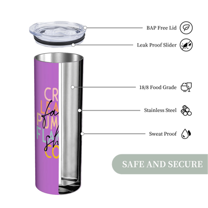 Fall Sh*t - Straw Water Bottle Drinkware