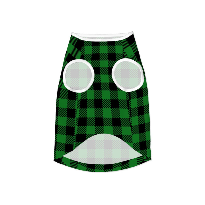 Green Plaid - Cotton Dog Shirt