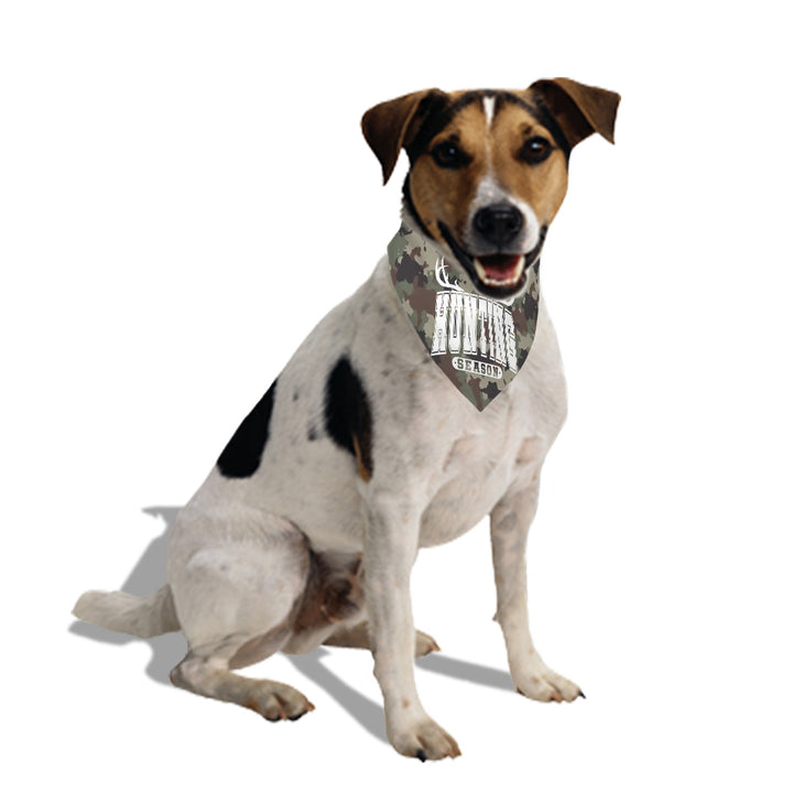 Hunting Season - Dog Bandanas Double Sided with Buckle