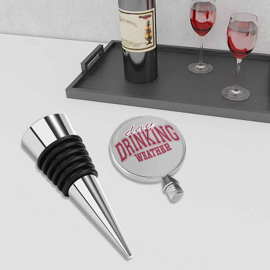 Drinking Weather - Wine Bottle Stopper