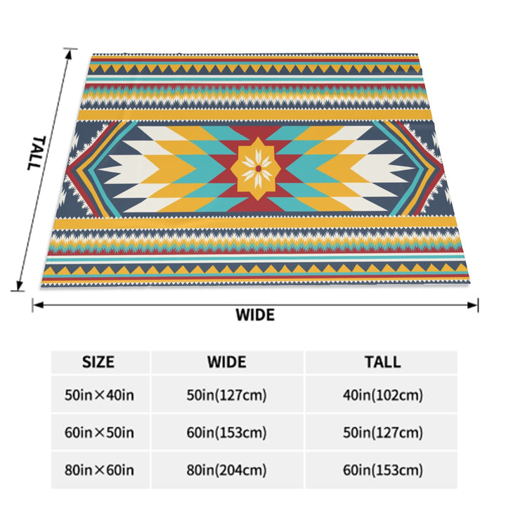 Gold Aztec - Sofa Blanket