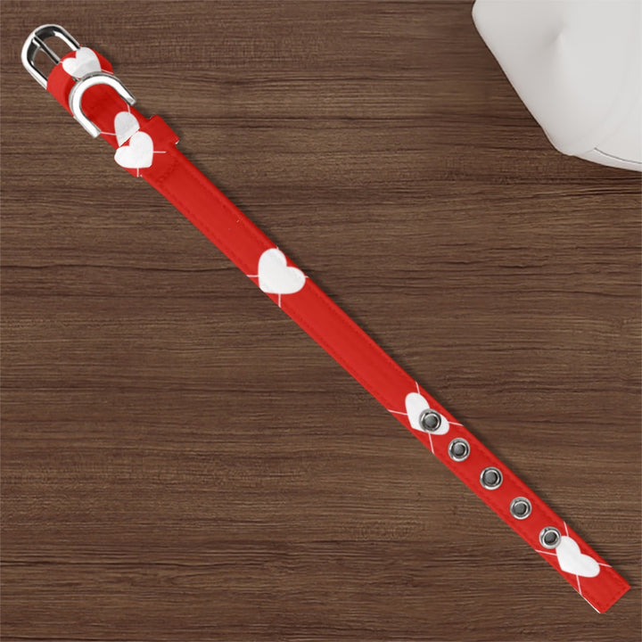 White Heart Diamond -  Collar