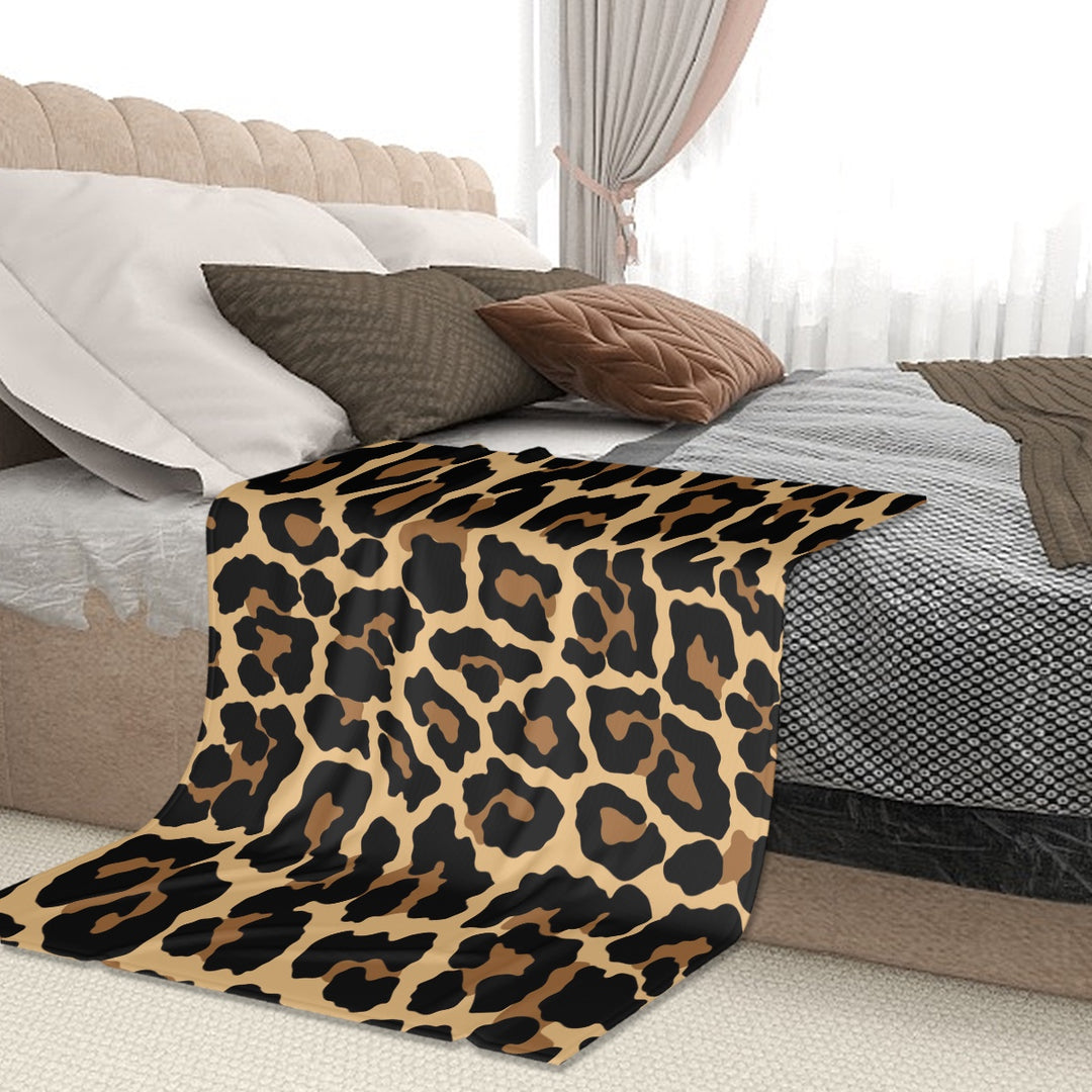 Black Leopard - Sofa Blanket