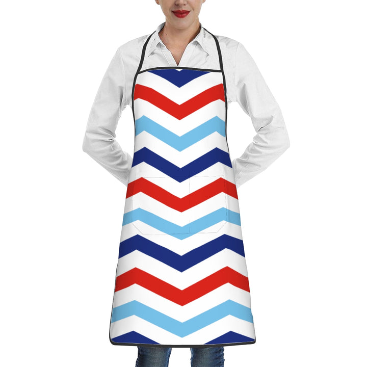 Patriotic Chevron - Adult Apron with Pockets