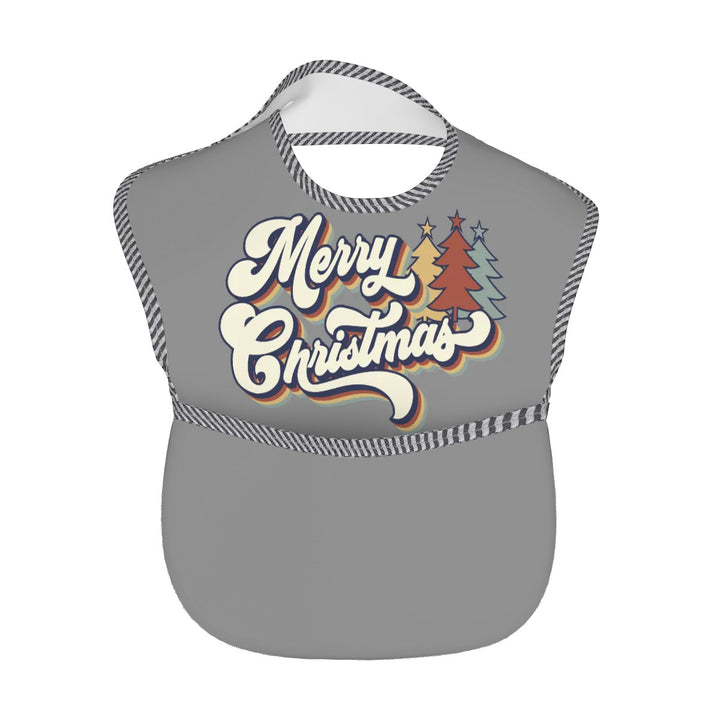 Retro Merry Christmas - Baby Bibs