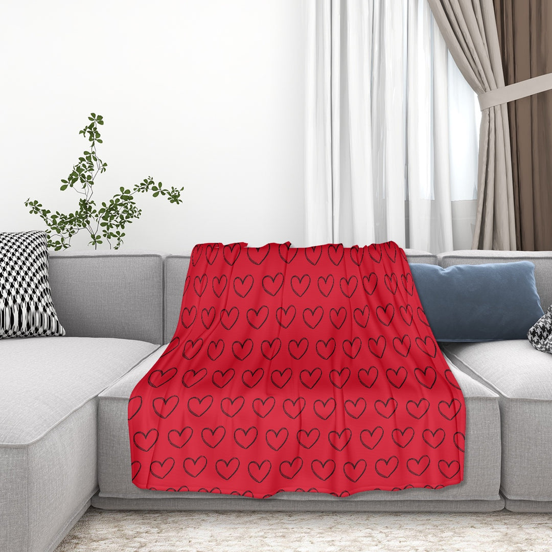 Heart - Sofa Blanket