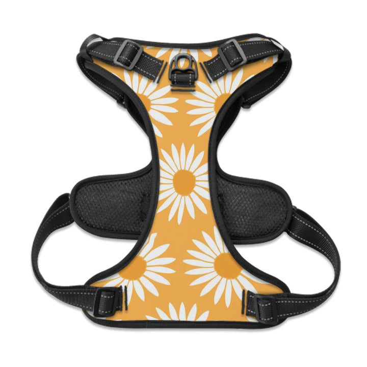 Yellow Sunflower Pattern - Dog Harness