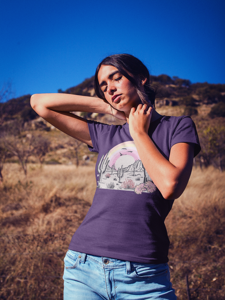 Desert Rainbow - Women's Softstyle Tee