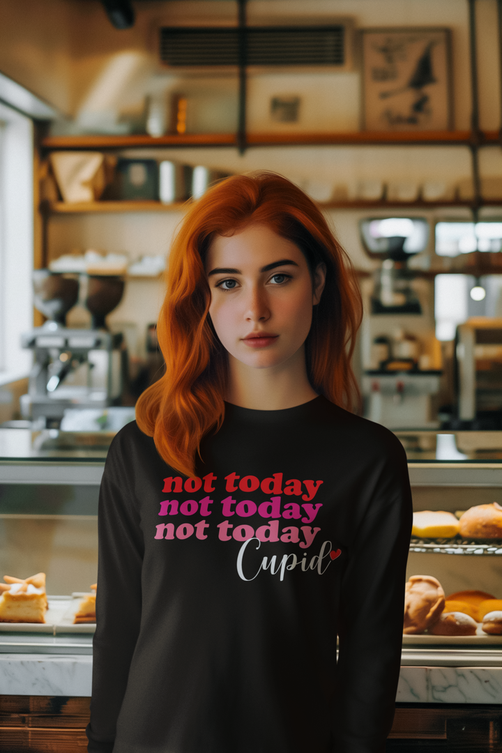 Not Today Cupid - Unisex Ultra Cotton Long Sleeve Tee