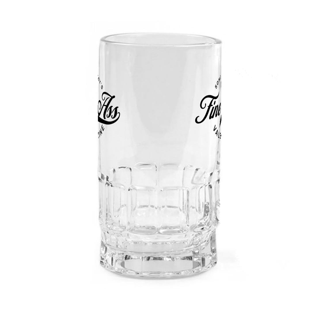 Somebody's Valentine - Clear glass beer mug