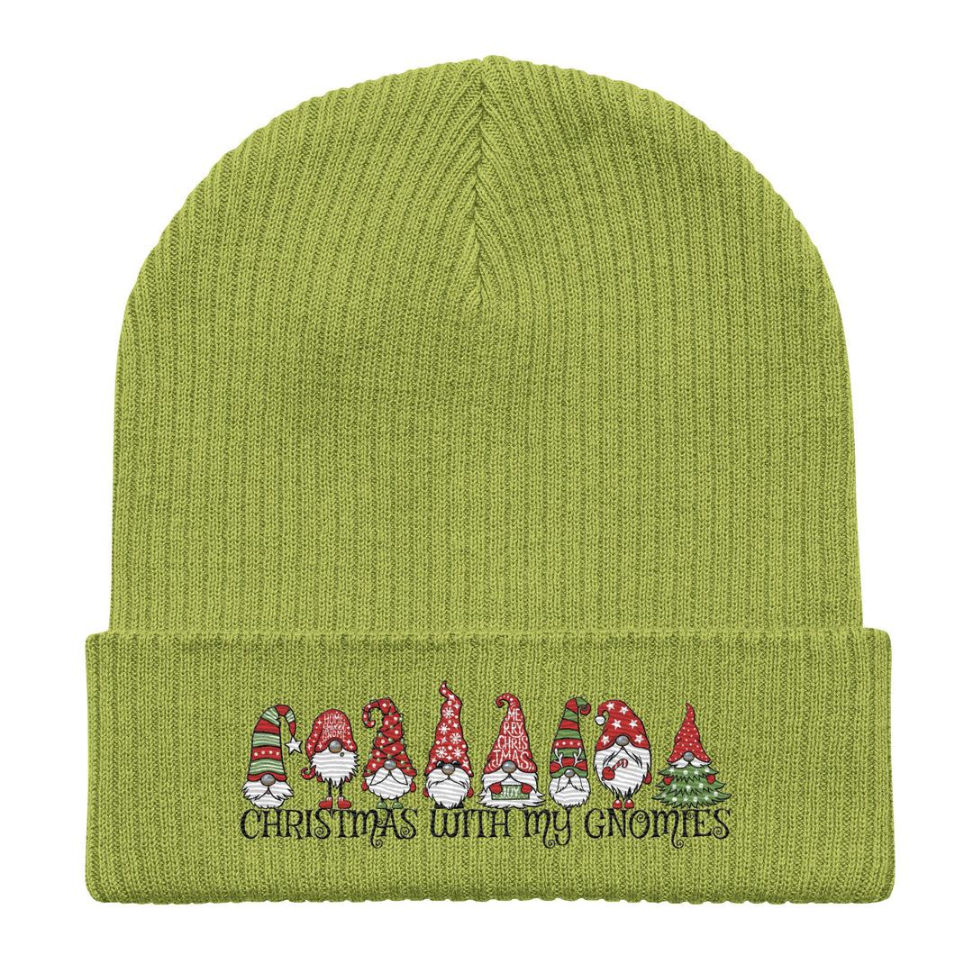 Christmas With My Gnomies - Organic ribbed beanie