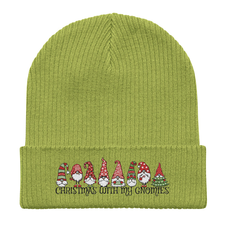 Christmas With My Gnomies - Organic ribbed beanie