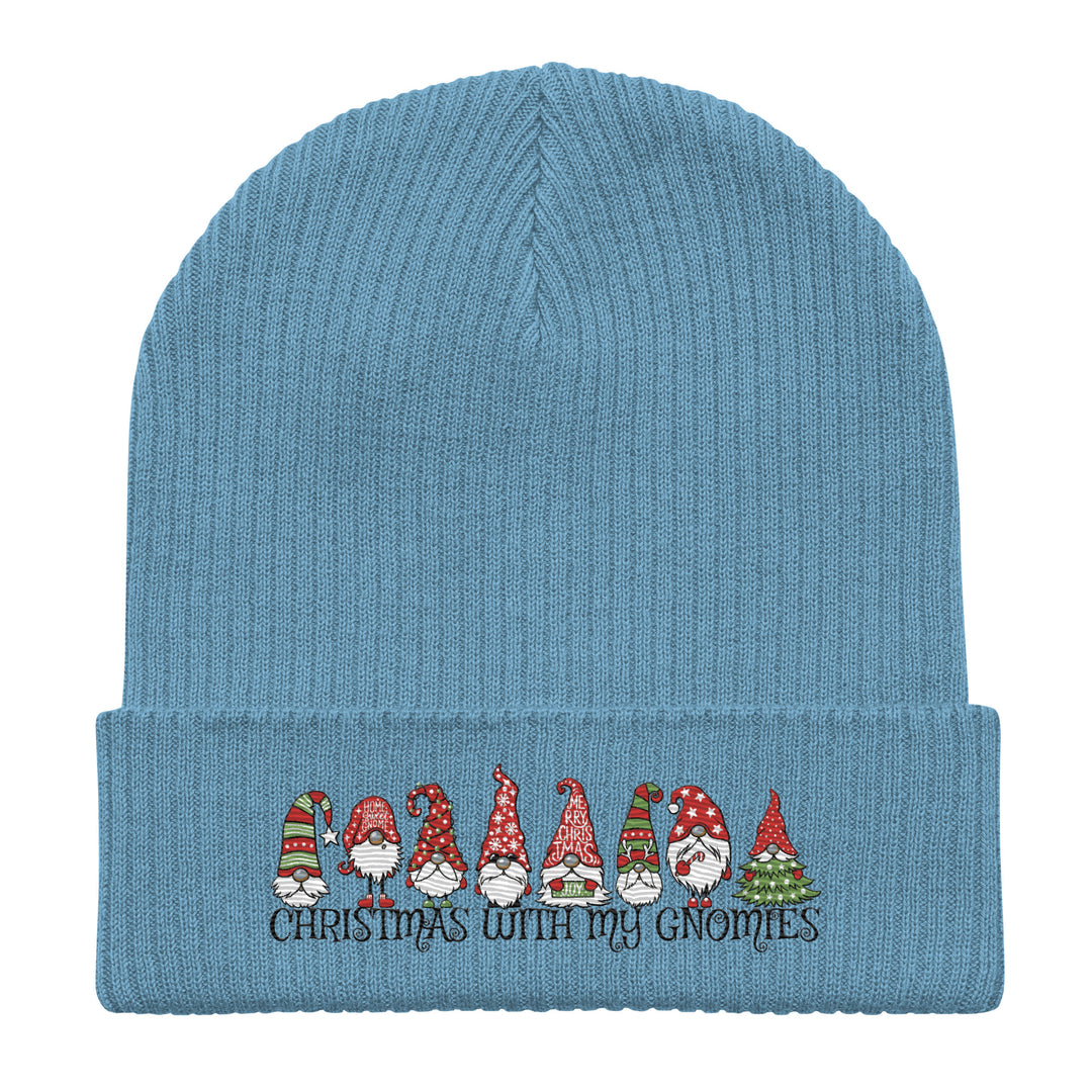 Christmas With My Gnomies - Organic ribbed beanie