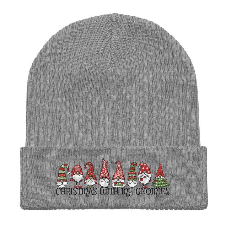 Christmas With My Gnomies - Organic ribbed beanie