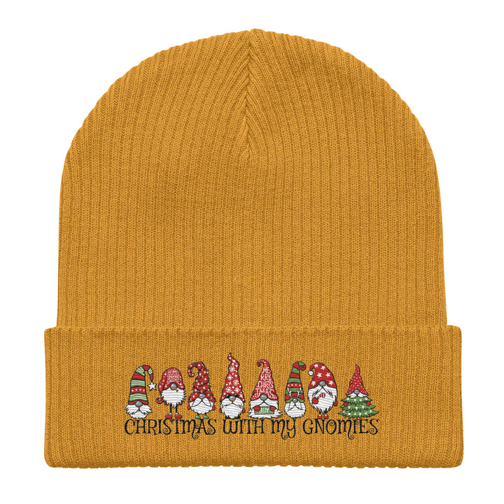 Christmas With My Gnomies - Organic ribbed beanie