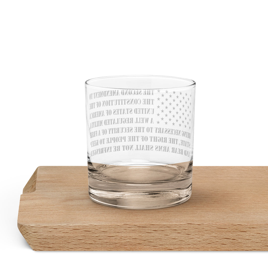 2nd Amendment - Rocks glass
