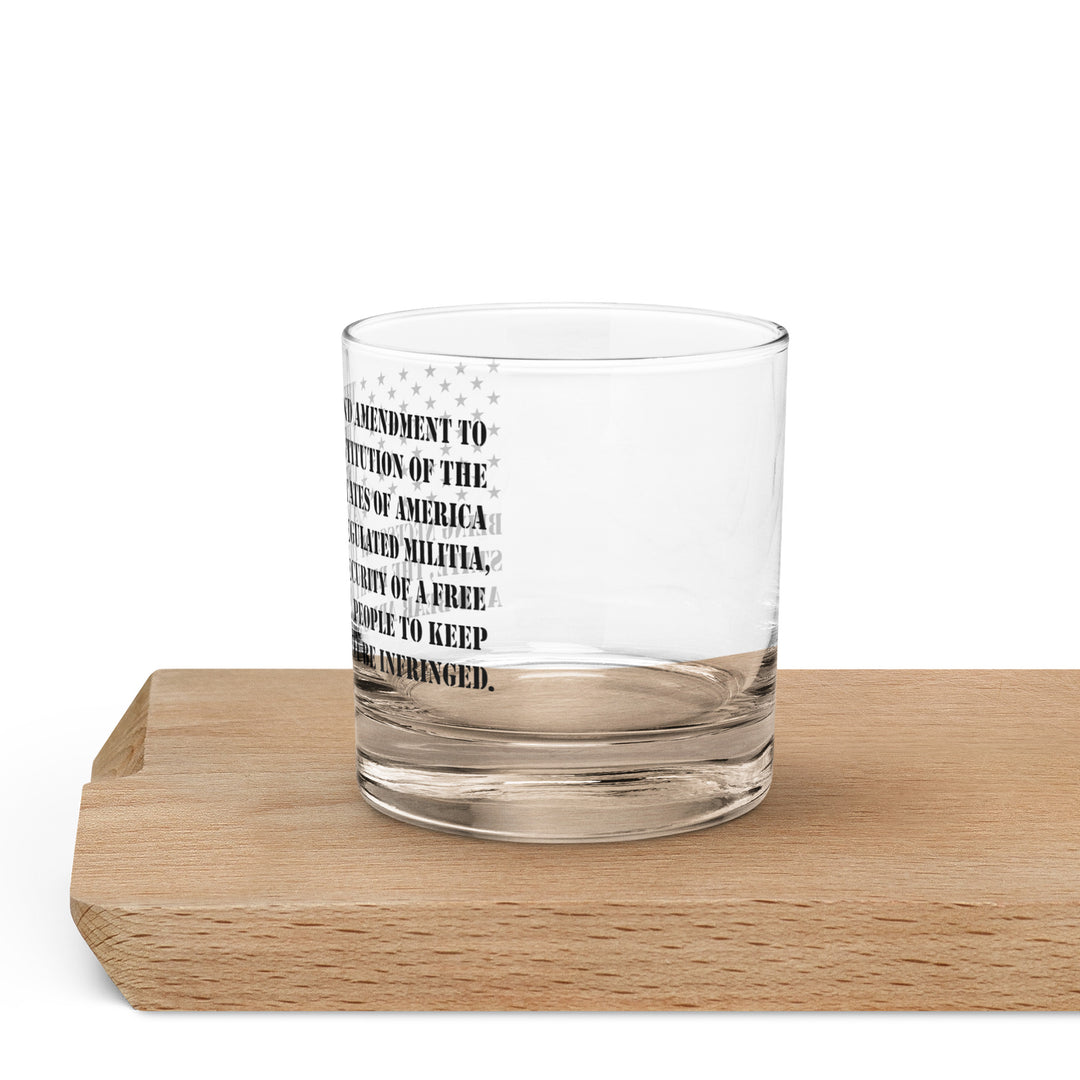 2nd Amendment - Rocks glass