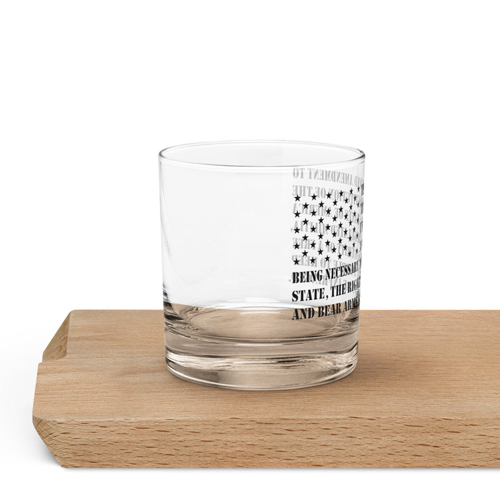 2nd Amendment - Rocks glass