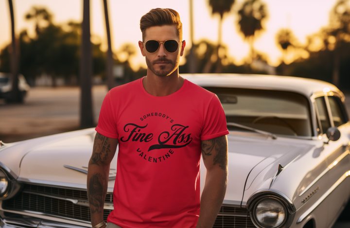 Somebody's Valentine - Mens Fitted Short Sleeve T-shirt