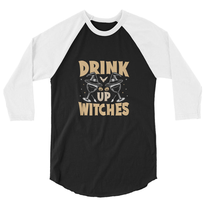 Drink Up Witches - 3/4 sleeve raglan shirt