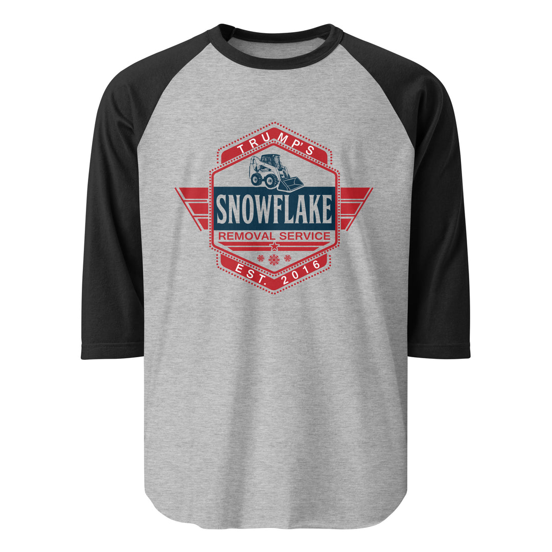 Trump's Snowflake Removal - 3/4 sleeve raglan shirt