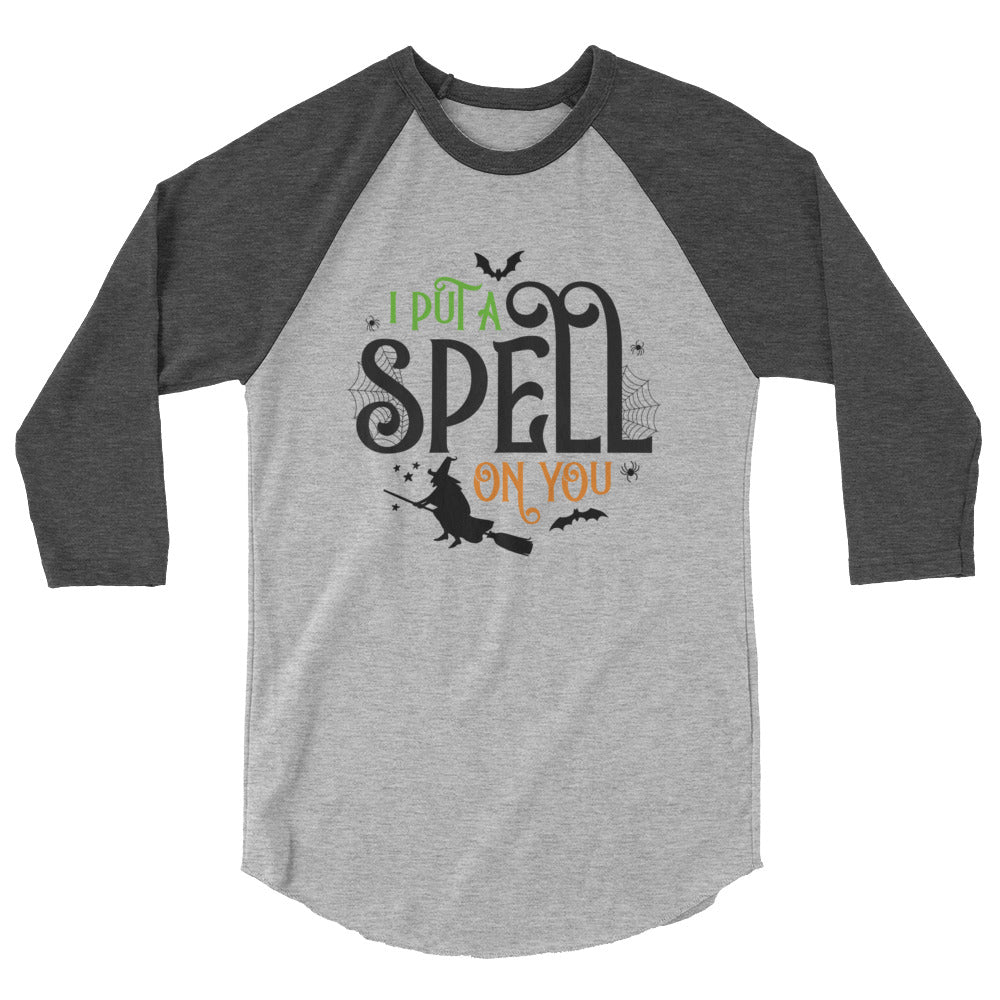 I Put A Spell On You - 3/4 sleeve raglan shirt