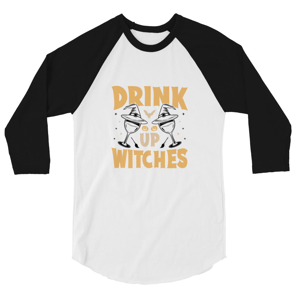 Drink Up Witches - 3/4 sleeve raglan shirt
