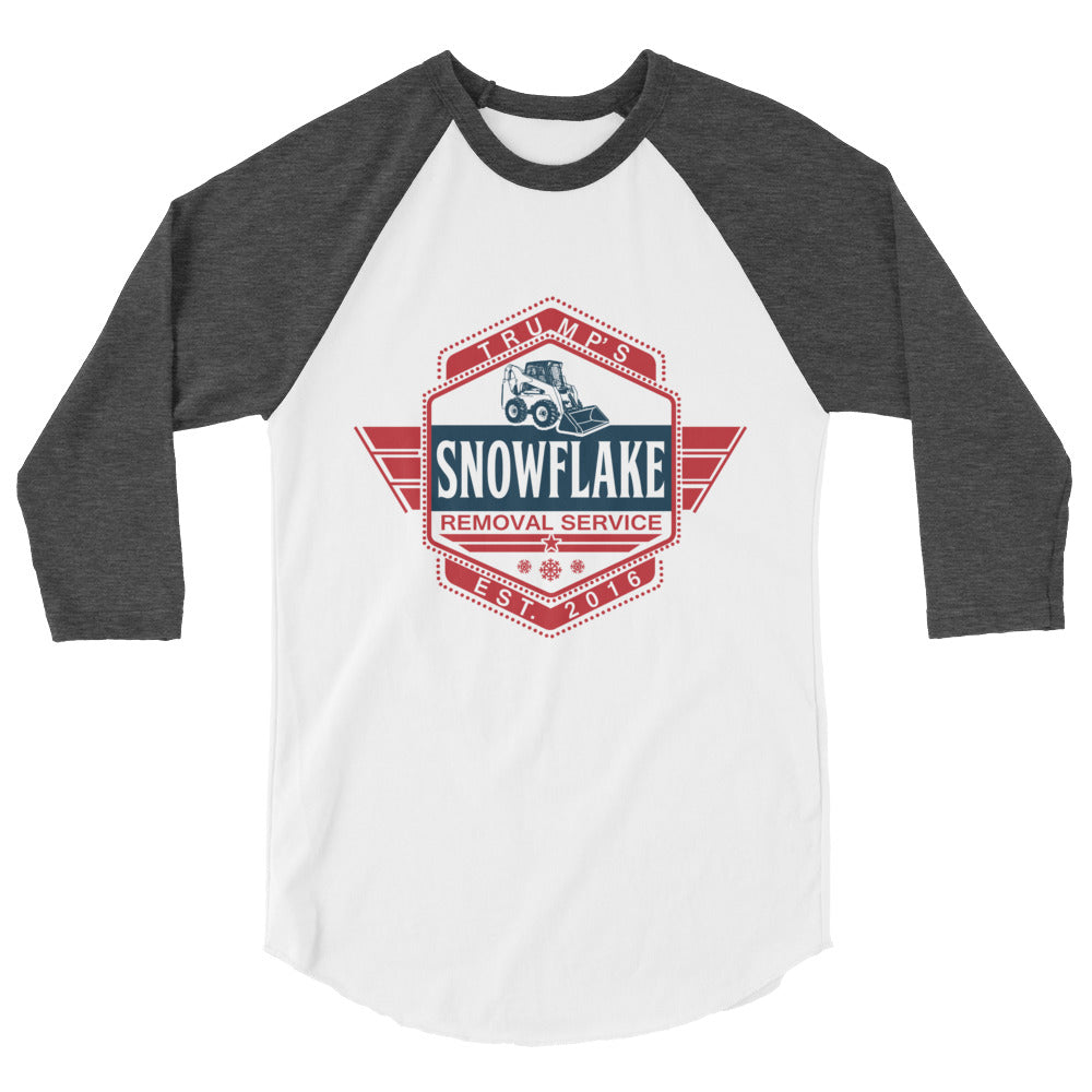 Trump's Snowflake Removal - 3/4 sleeve raglan shirt