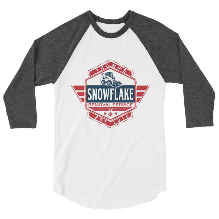 Trump's Snowflake Removal - 3/4 sleeve raglan shirt