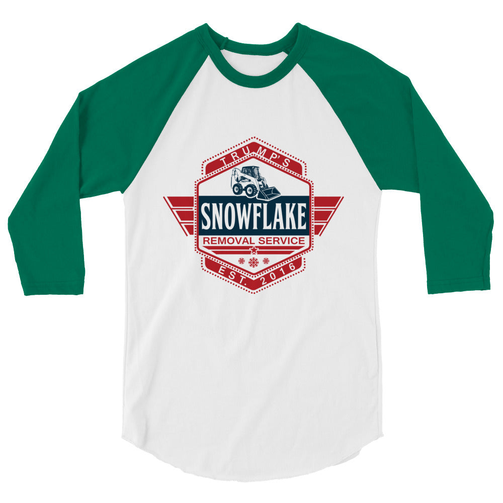 Trump's Snowflake Removal - 3/4 sleeve raglan shirt