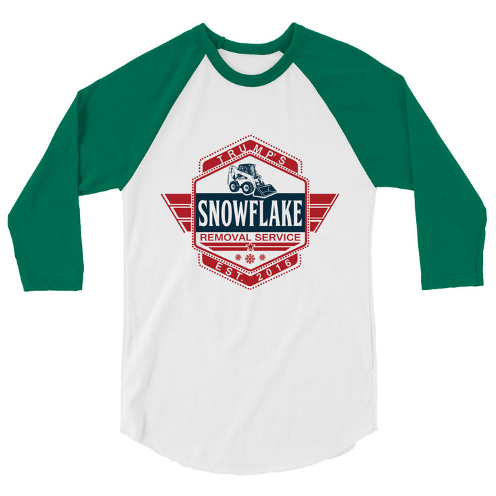 Trump's Snowflake Removal - 3/4 sleeve raglan shirt